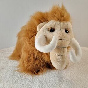 Ganz Webkinz Mammoth Plush 12" Brown Woolly Stuffed Animal Toy GANZ WEBKINZ
